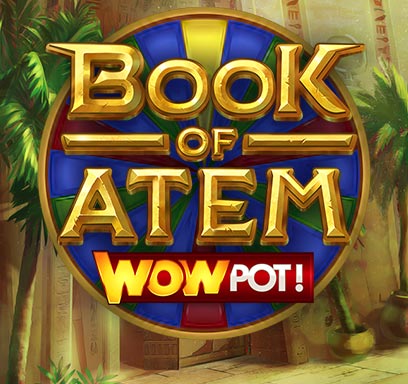Book of Atem WowPot slot logo