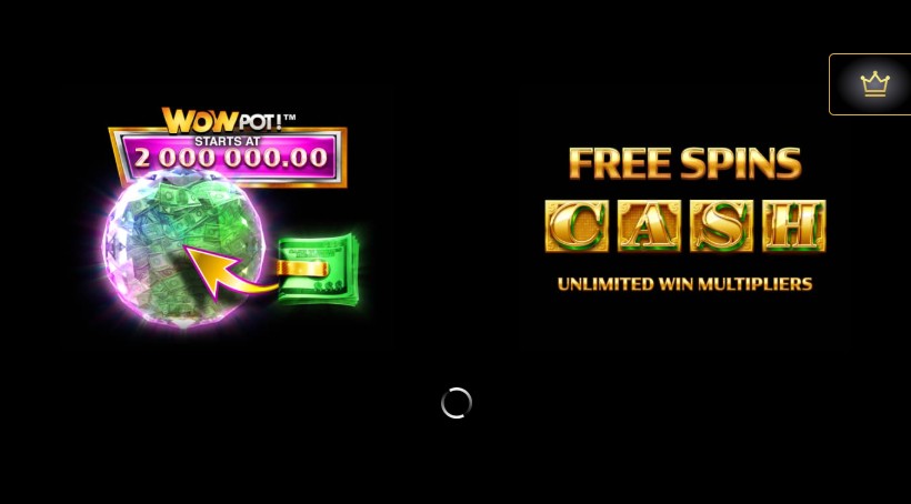 Cash n Riches Megaways WowPot slot gameplay screenshot showing winning combinations