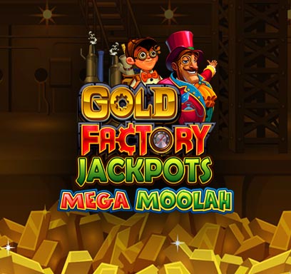 Gold Factory Jackpots Mega Moolah logo