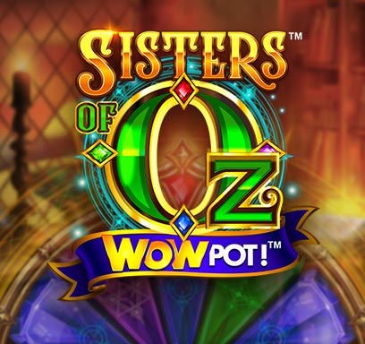 Sisters of Oz WowPot slot logo