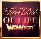 The Finer Reels of Life WowPot slot logo