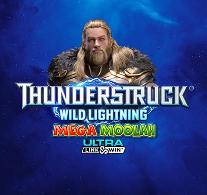 Thunderstruck Wild Lightning Mega Moolah logo