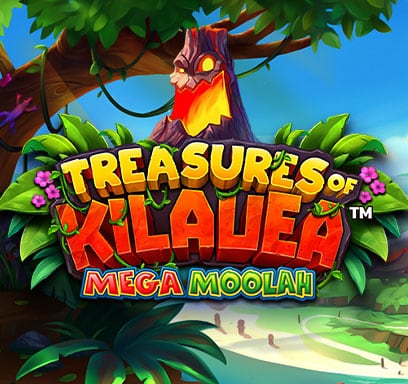 Treasures of Kilauea Mega Moolah logo